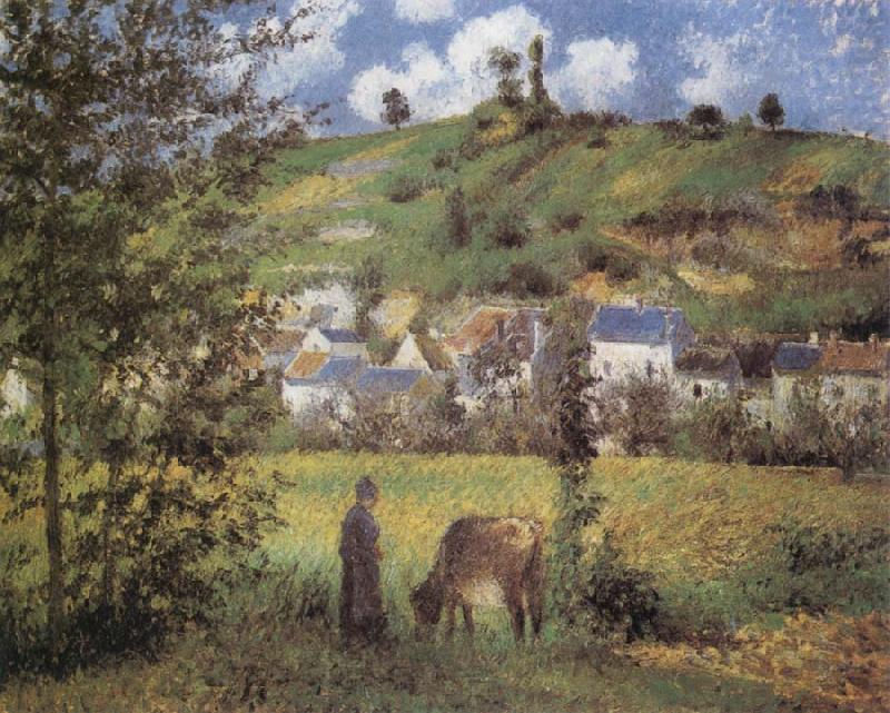 Camille Pissarro Landscape at Chaponval china oil painting image